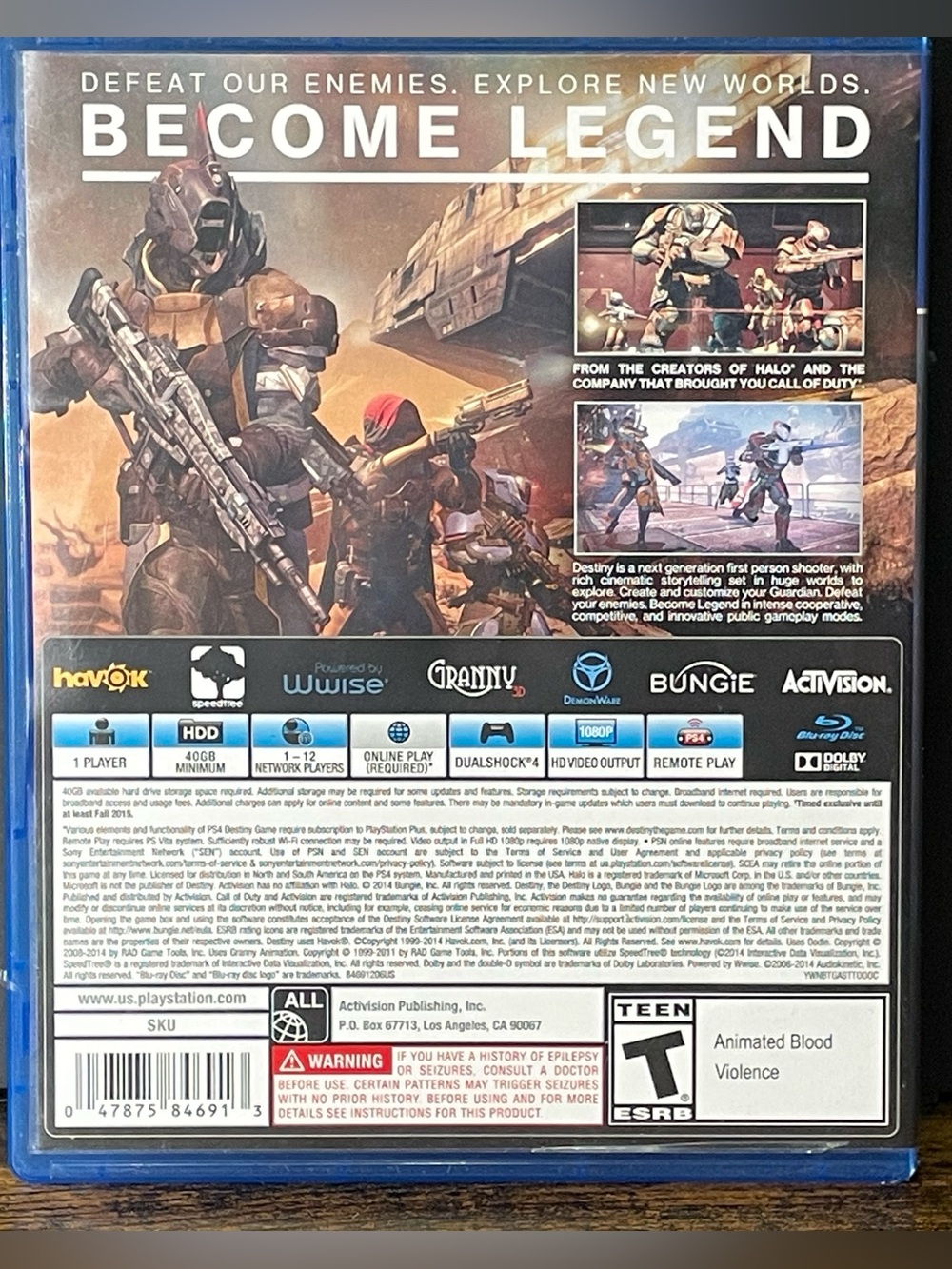 Destiny(PS4)/ GameInformer Bundle - Picture 6 of 6